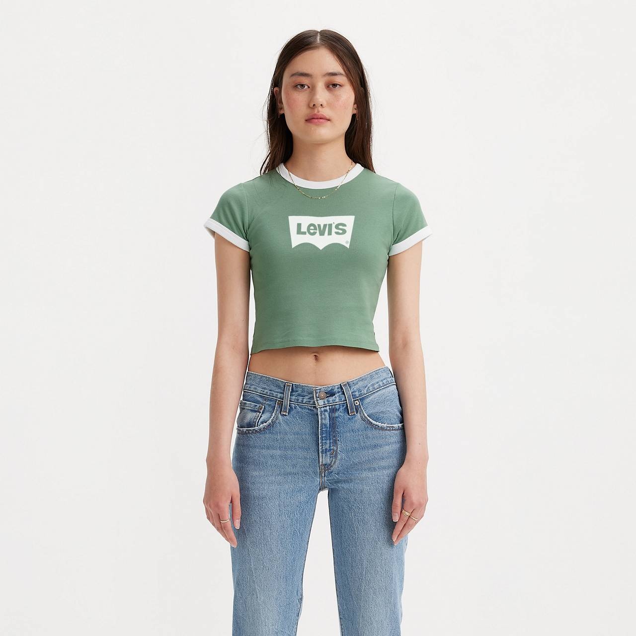 GRAPHIC RINGER MINI T-SHIRT - 1