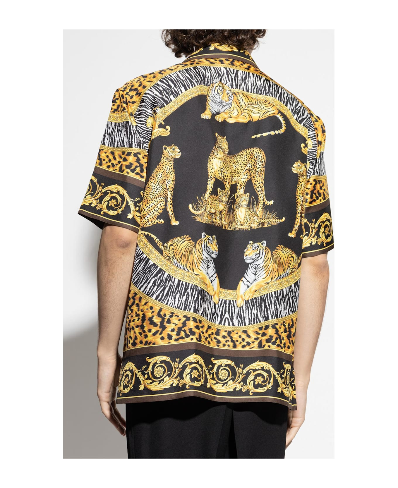 Versace Silk Short-sleeve Shirt - 4