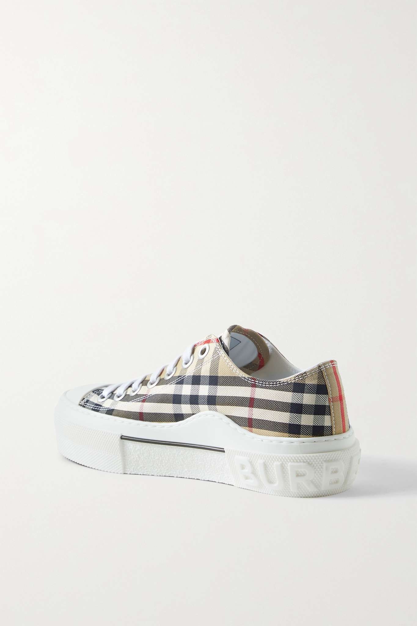 Checked canvas sneakers - 3