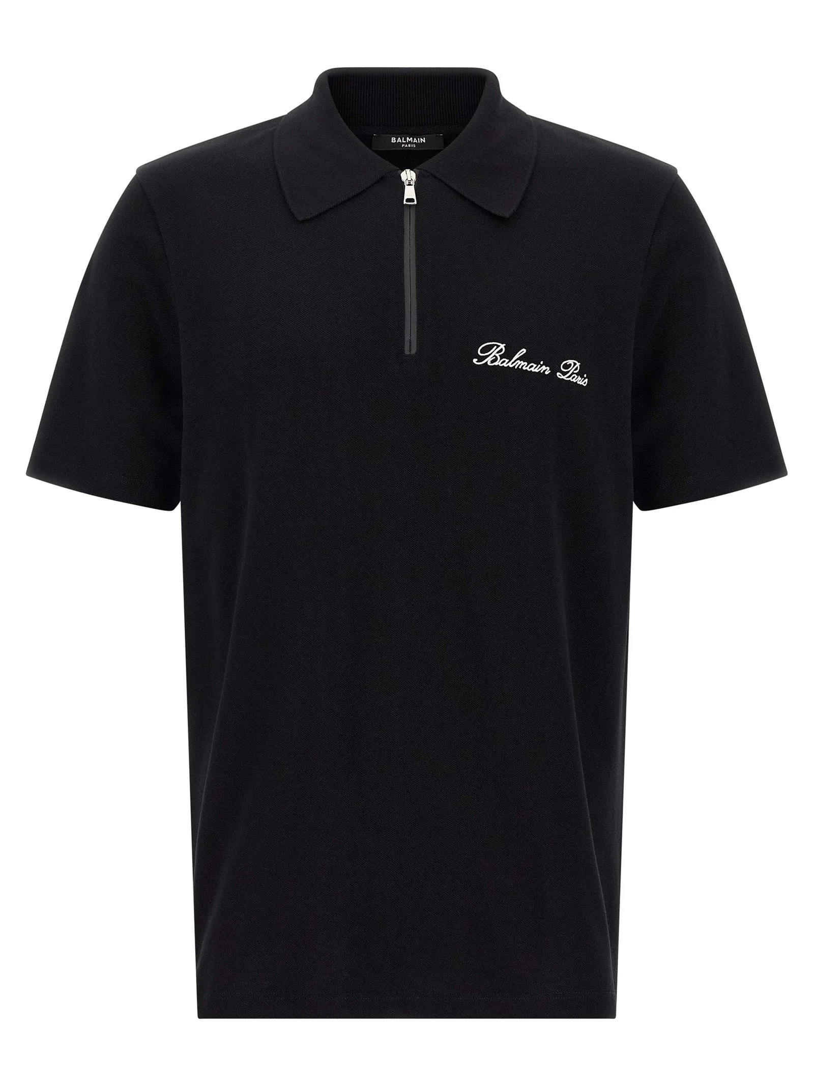 Balmain Men Logo Embroidery Polo Shirt - 1