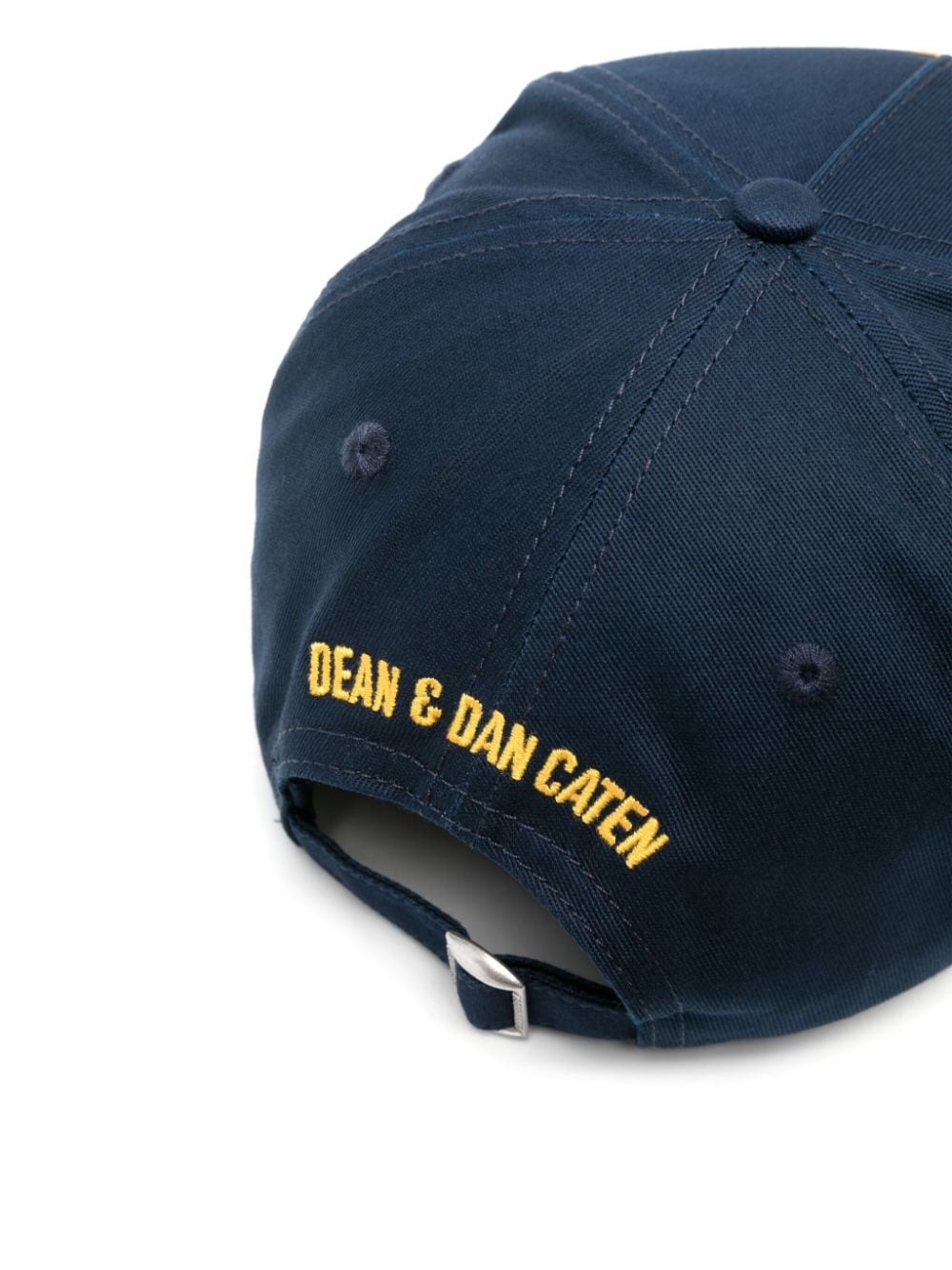 logo-patch cotton baseball cap - 2