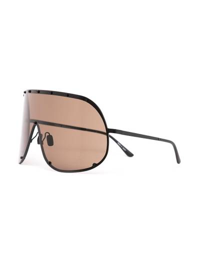 Rick Owens oversized tinted sunglasses outlook