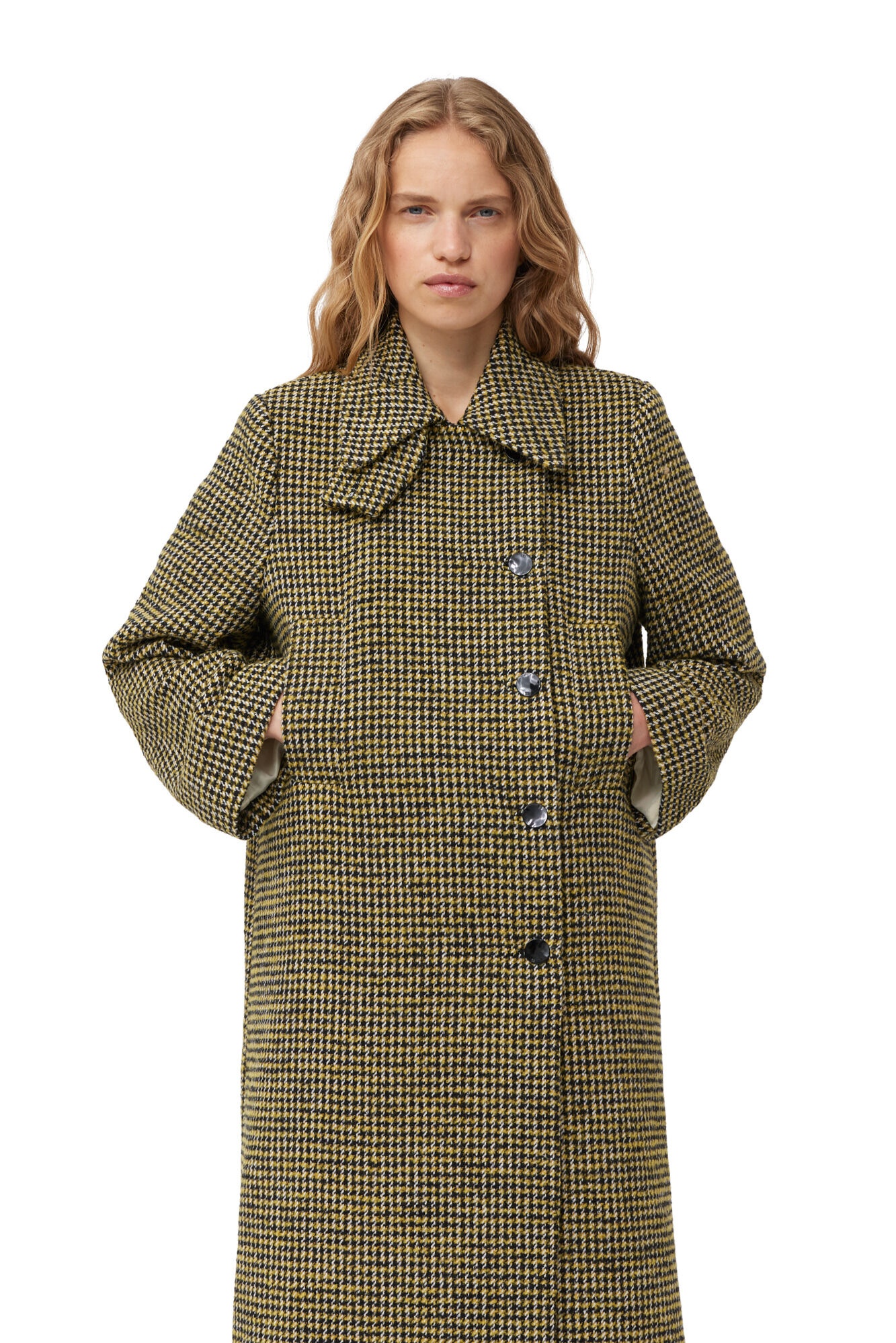 WOOLLEN CHECKERED COAT - 7