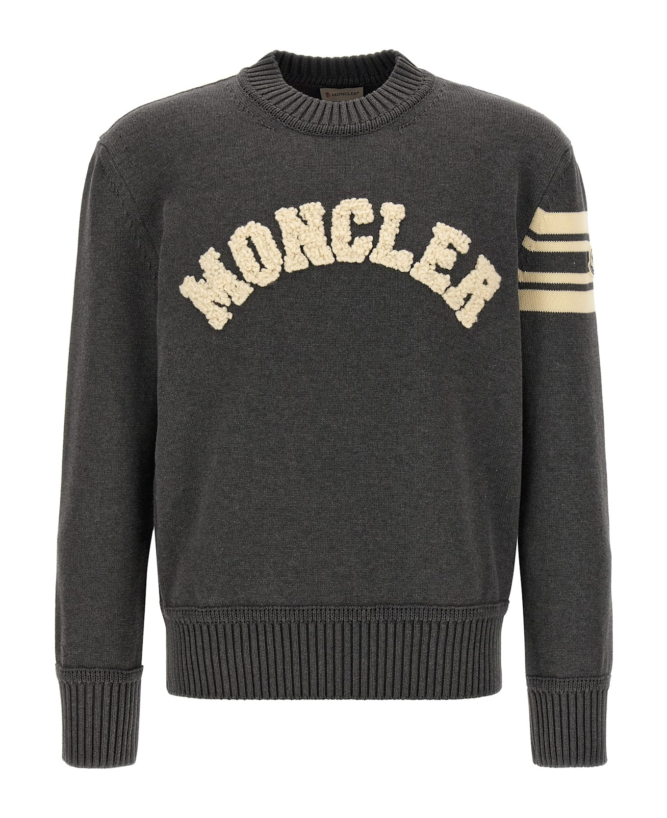 Bouclé Logo Sweater - 1