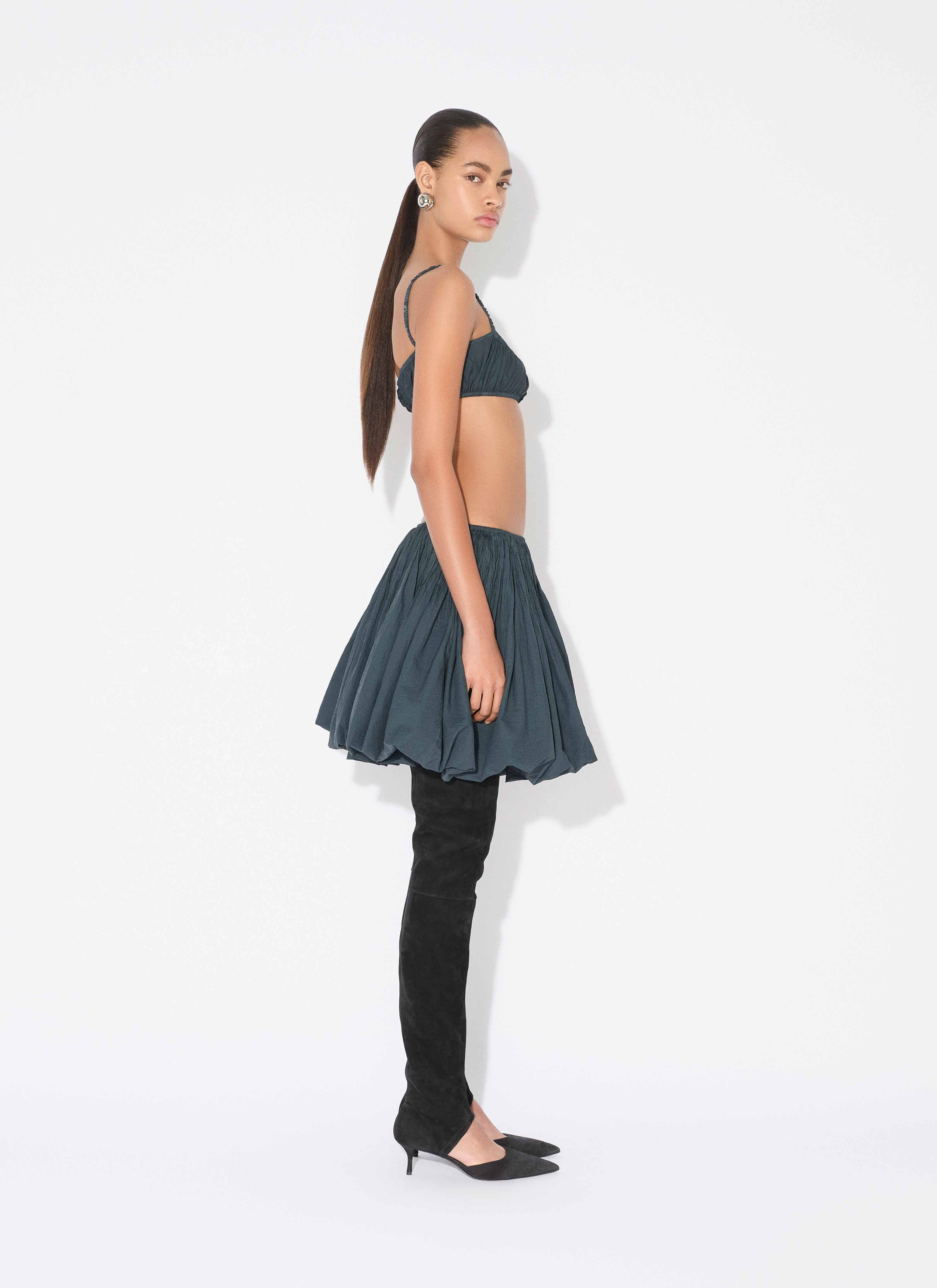 SOFT NYLON BUBBLE SKIRT - 4