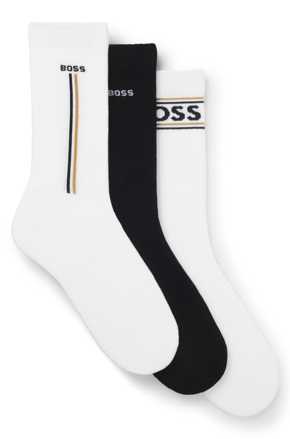 THREE-PACK OF SHORT-LENGTH SOCKS WITH LOGO DETAILS - 1