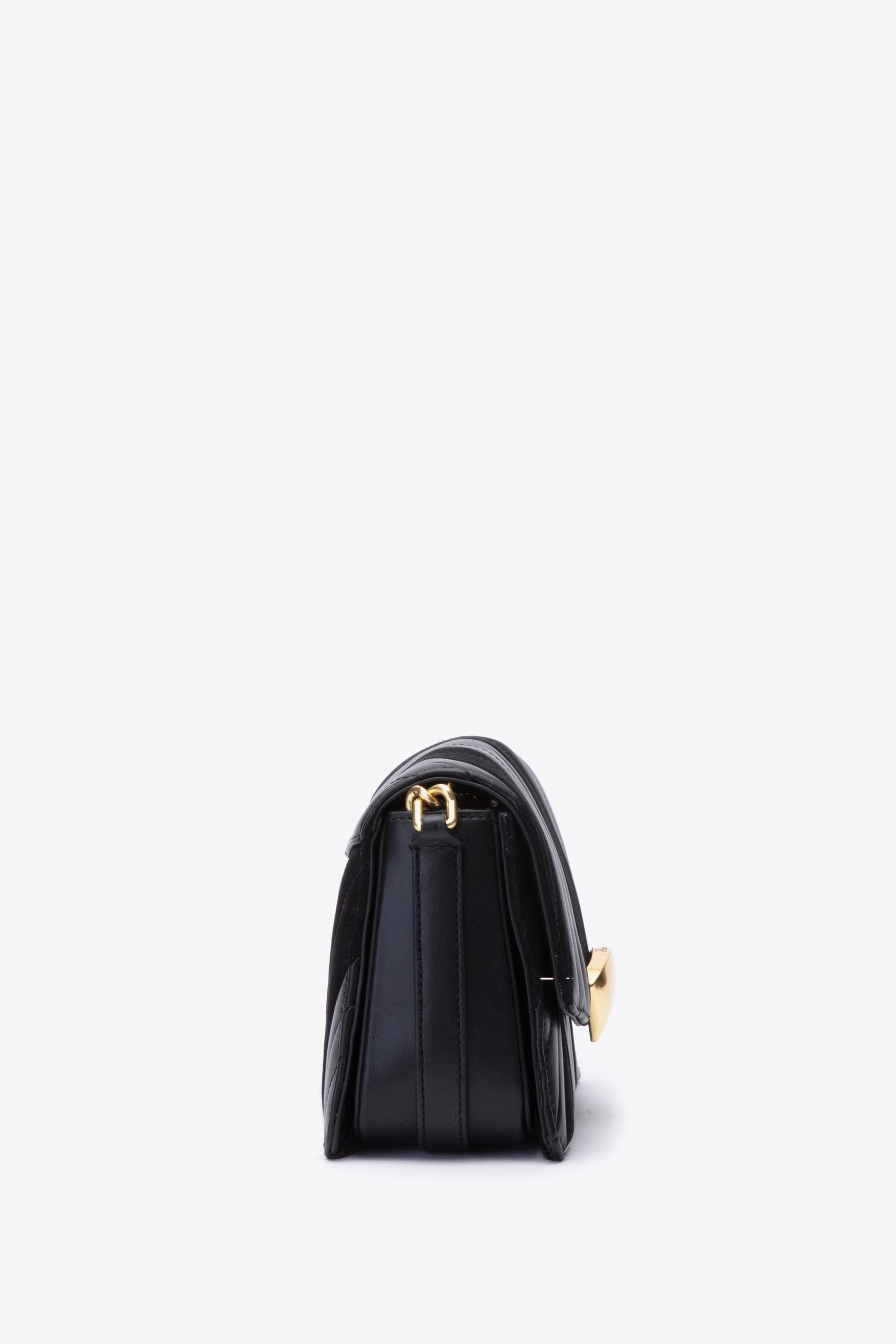 ID Quilted Shoulder Bag with Chain - 3