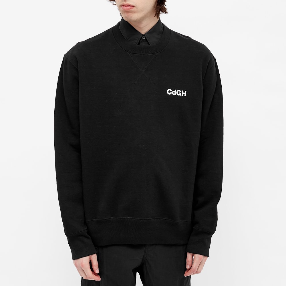 Comme Des Garcons Homme Logo Crew Sweat - 4