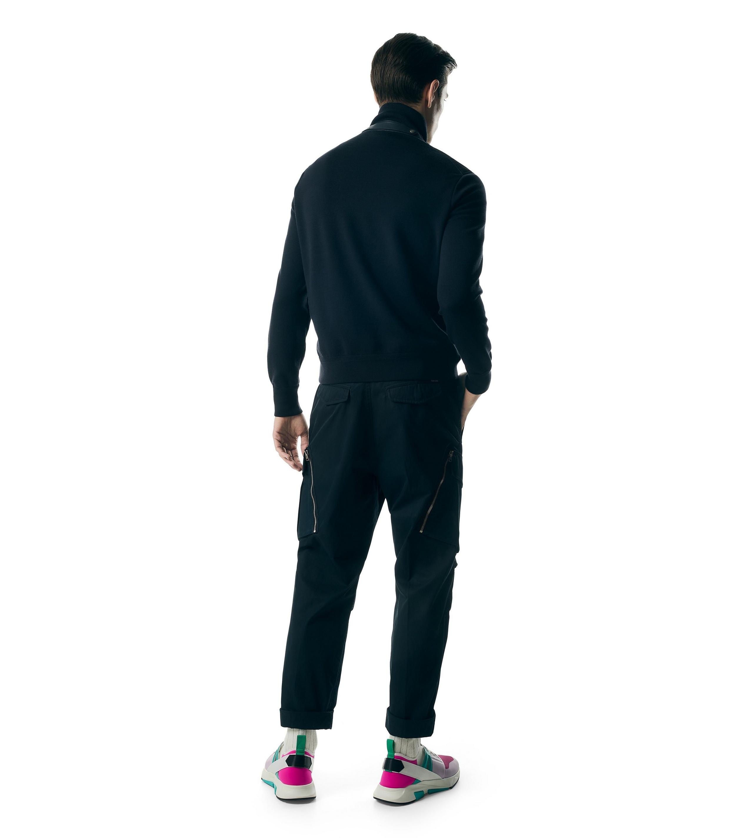 NYLON DOWN FRONT BLOUSON - 3