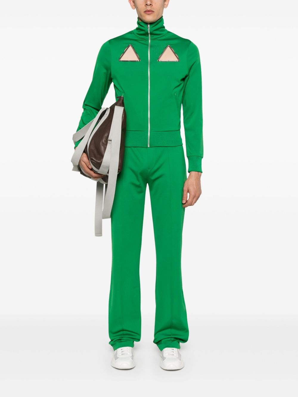 Triangle cut-out track jacket - 3
