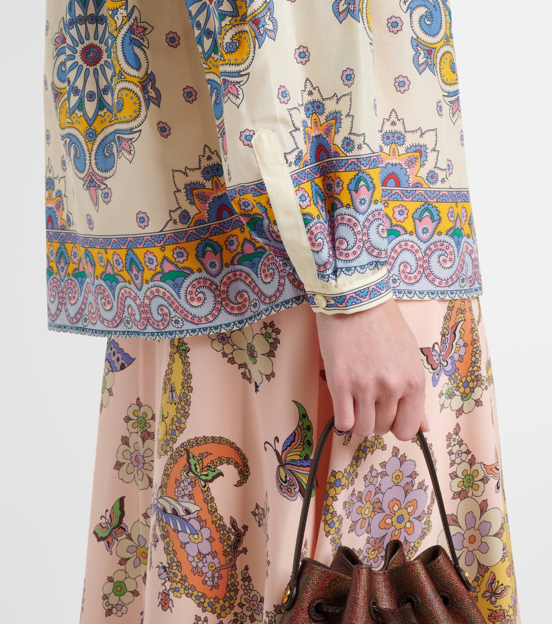 Paisley cotton and silk shirt - 5