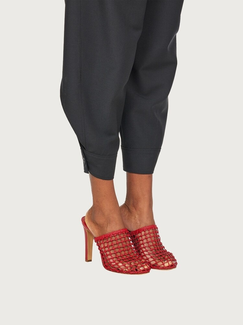 FERRAGAMO WOVEN HIGH HEEL MULE outlook