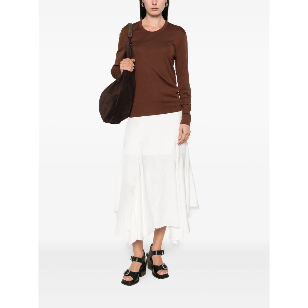 Lemaire Brown Tops - T-Shirts & Jerseys Women - 4