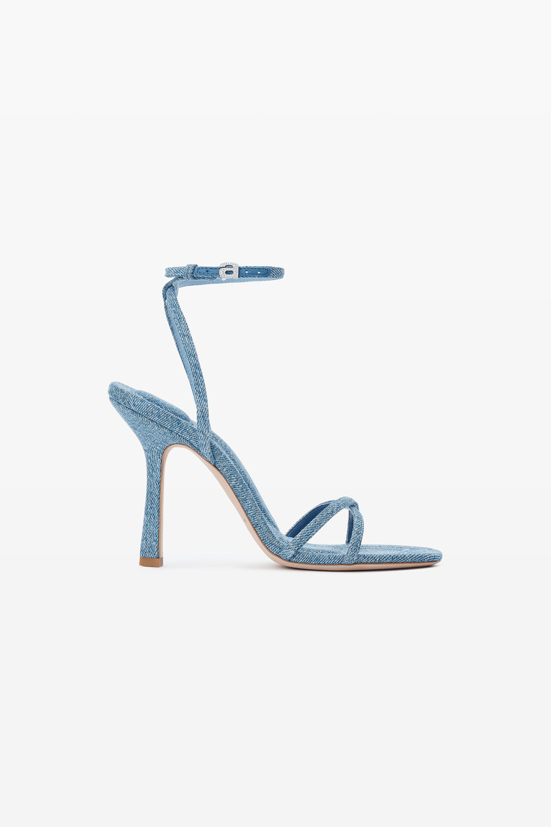 DAHLIA 105 SANDAL IN WASHED DENIM 1