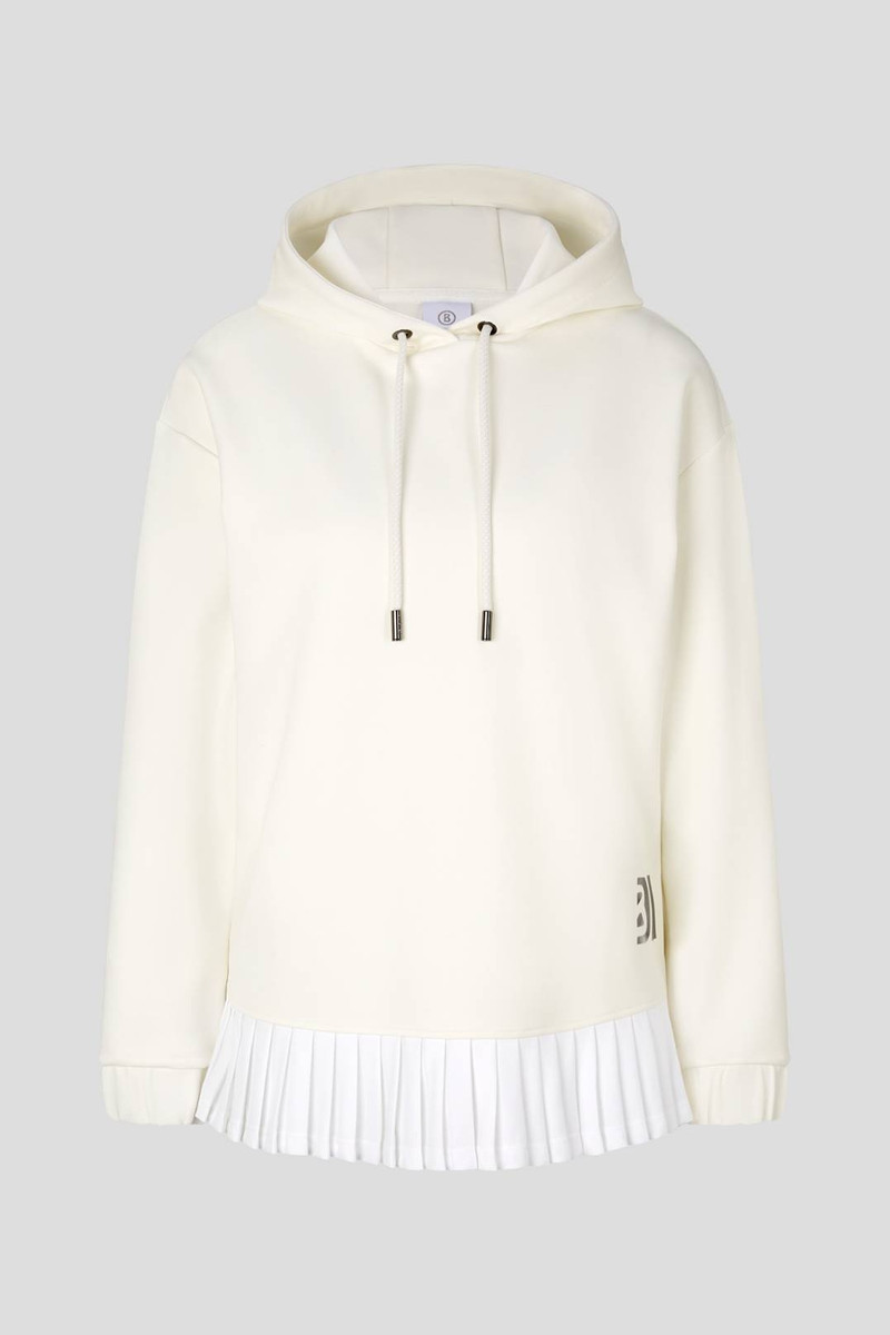KATALIN SWEATSHIRT HOODIE IN OFF-WHITE 1