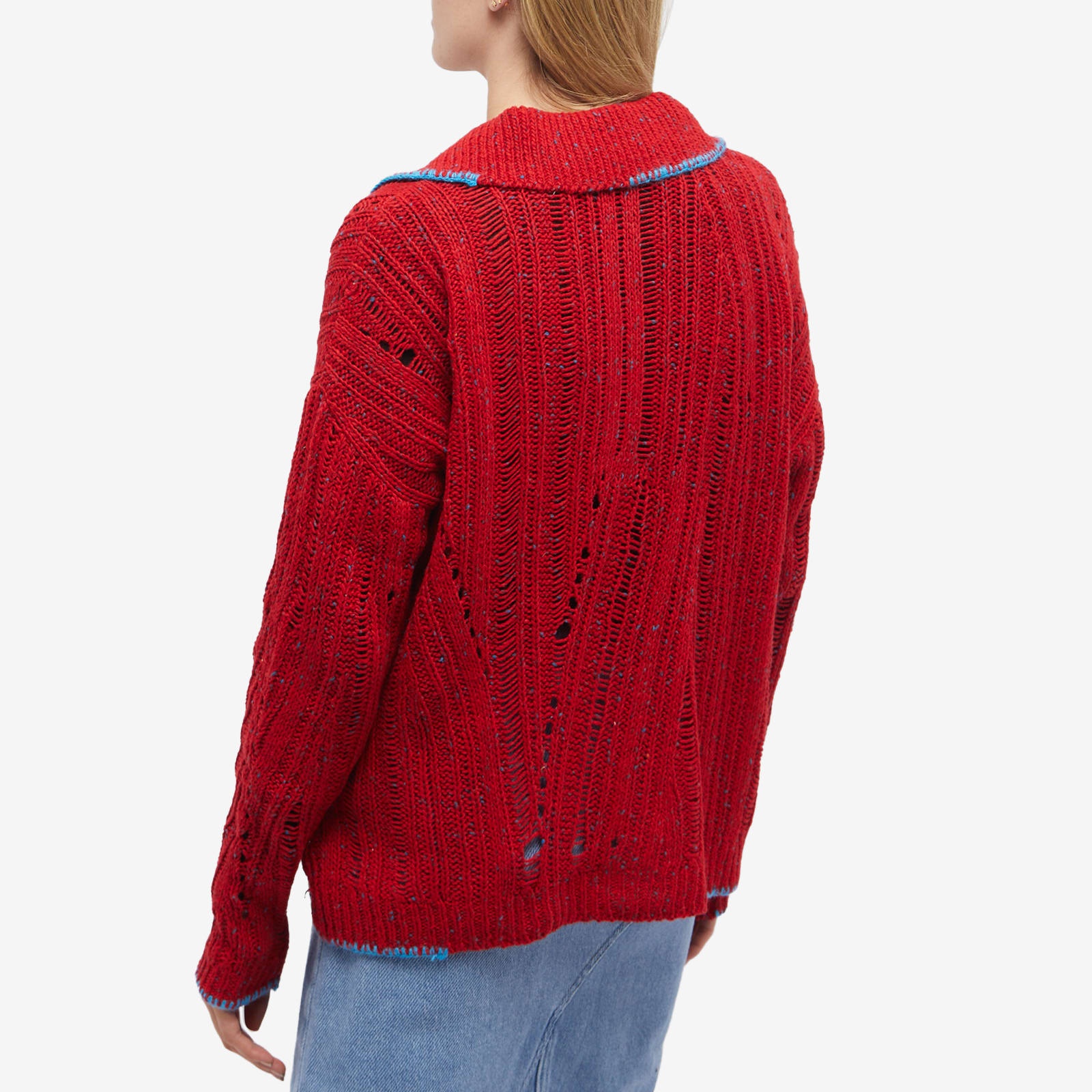 Andersson Bell Andersson Bell Nep Wool Cardigan | REVERSIBLE