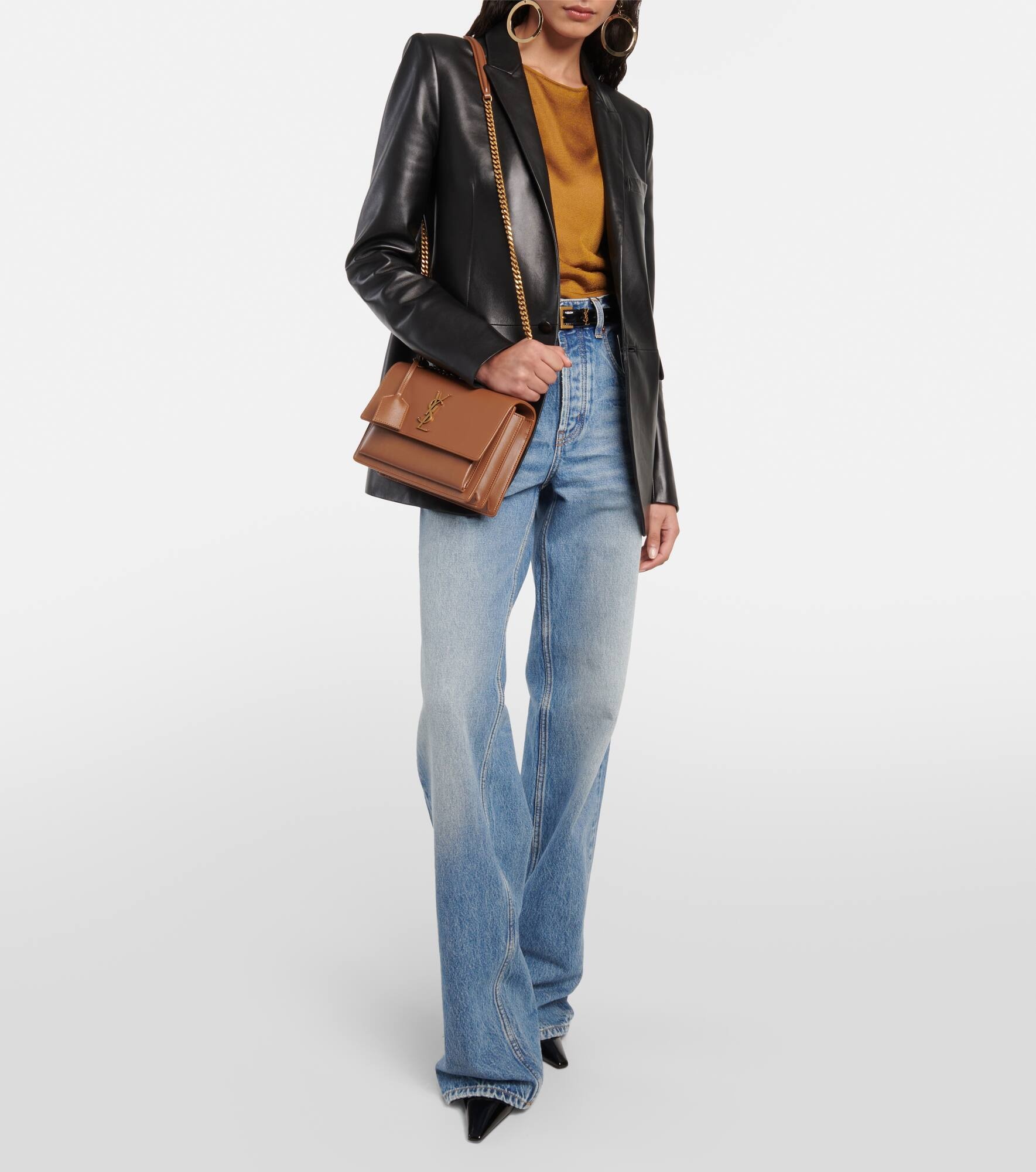 Sunset Medium leather shoulder bag - 5