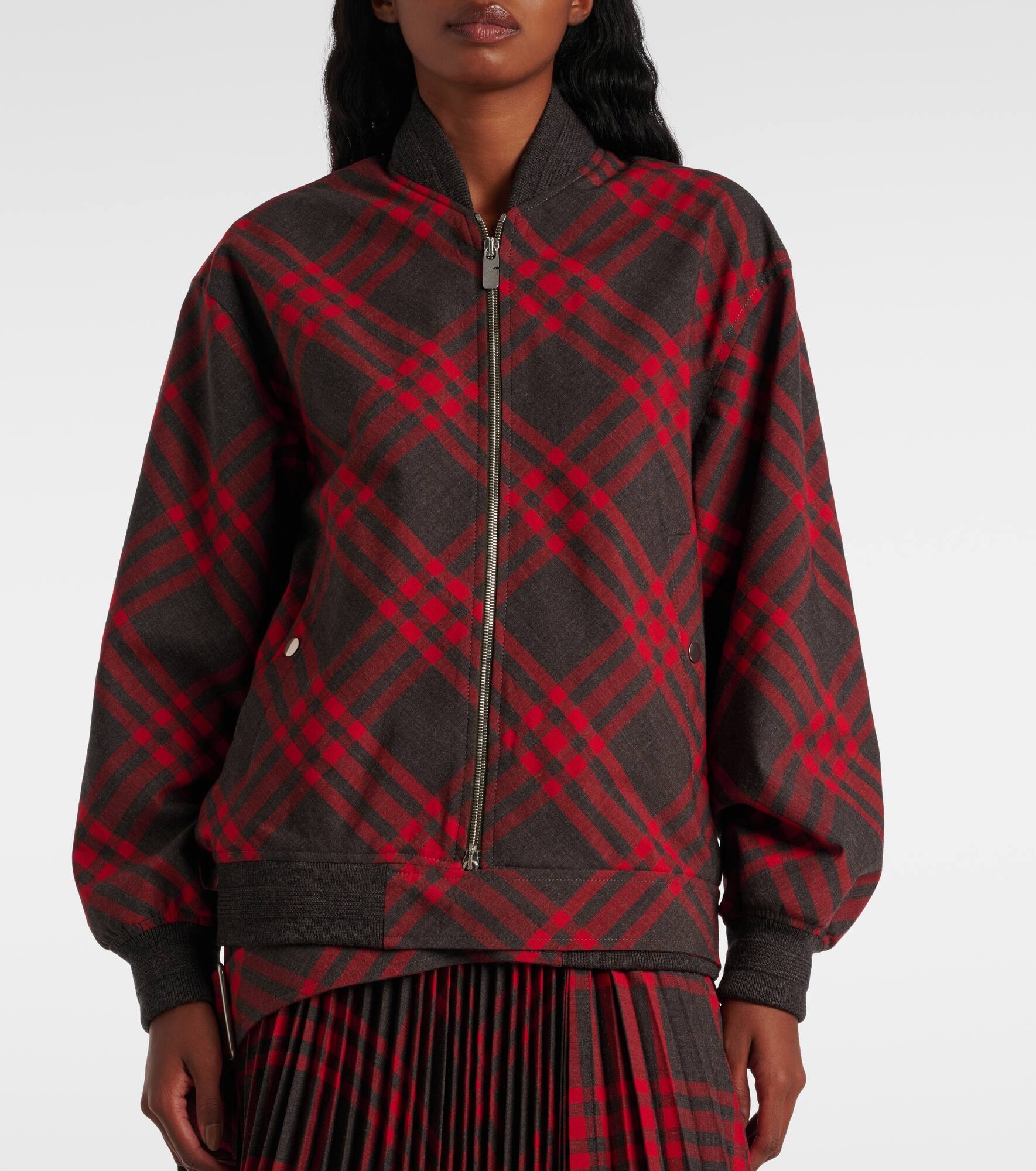 Burberry Check bomber jacket - 6