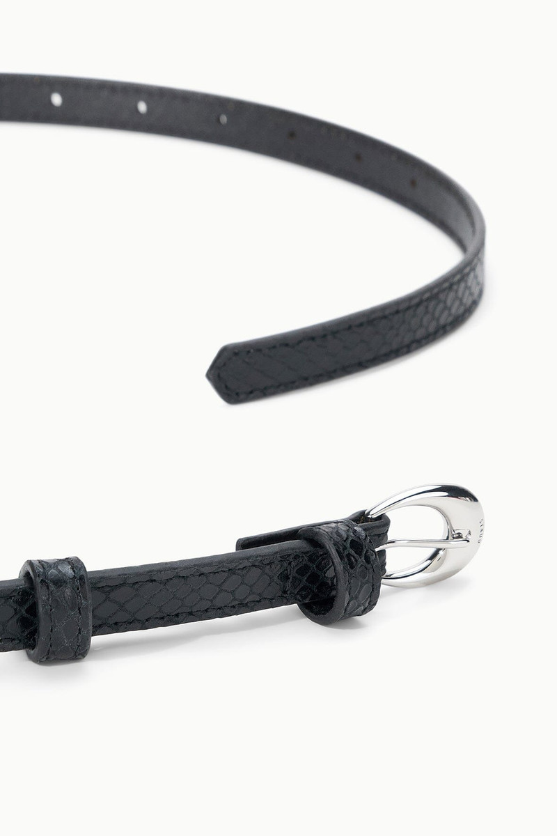 STAUD STAUD SLIM MOON BUCKLE BELT - 13MM BLACK outlook