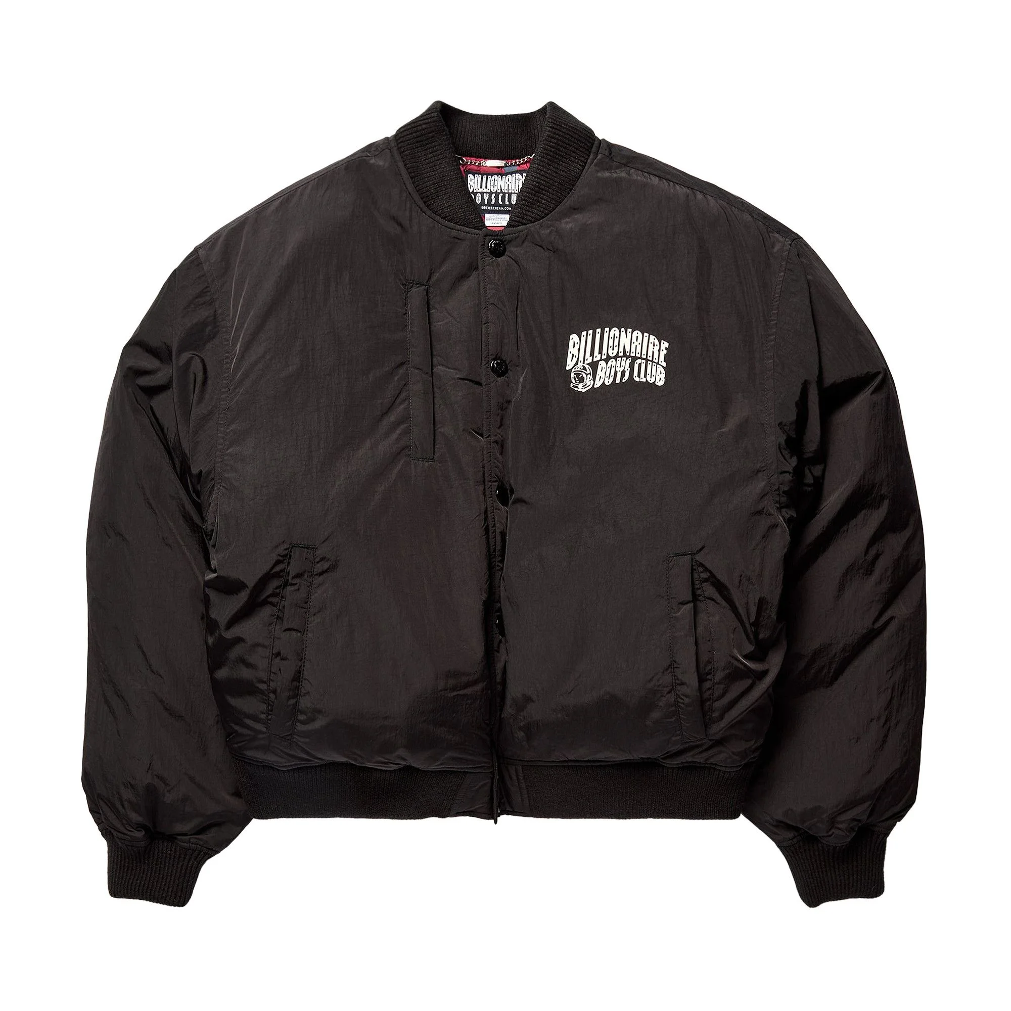 Billionaire Boys Club Puffer Baseball Jacket 'Black' - 1