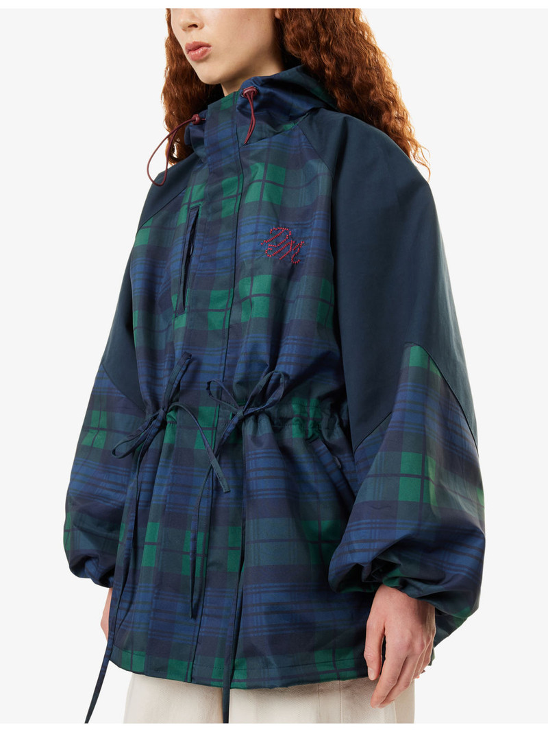 Liu Check Raincoat 5