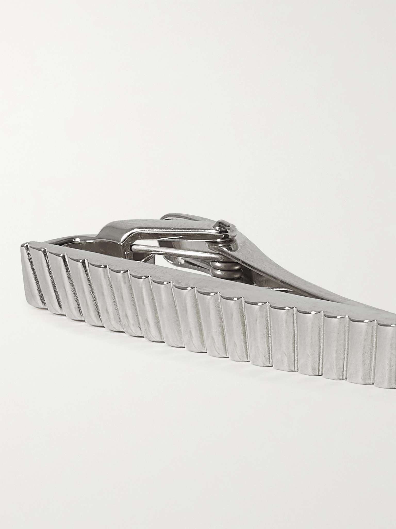 Rhodium-Plated Tie Clip - 4