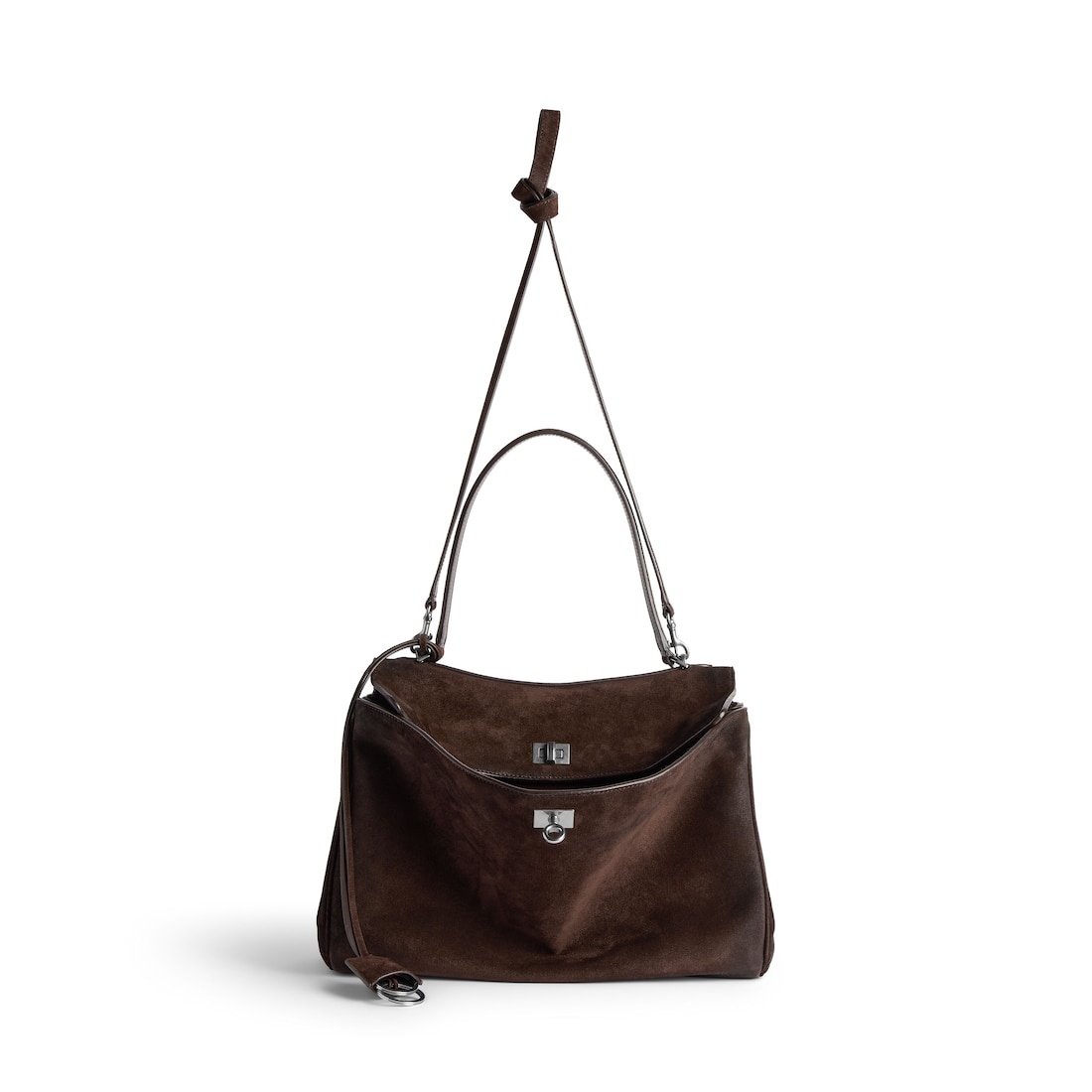 Women's Rodeo Handbag Medium in Light Espresso - 4