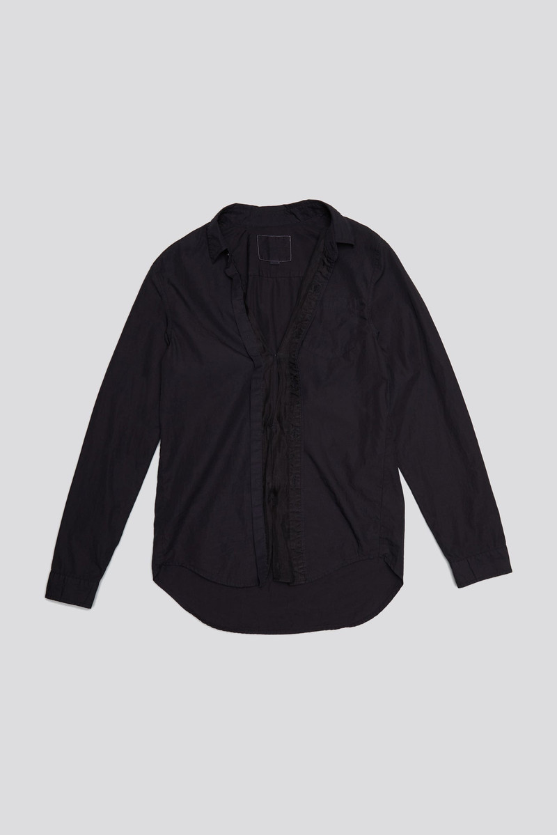 FOLDOUT SHIRT - BLACK OVERDYE - 1