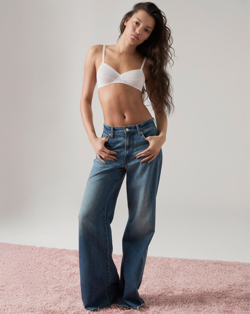 KASEY MID RISE WIDE LEG 7