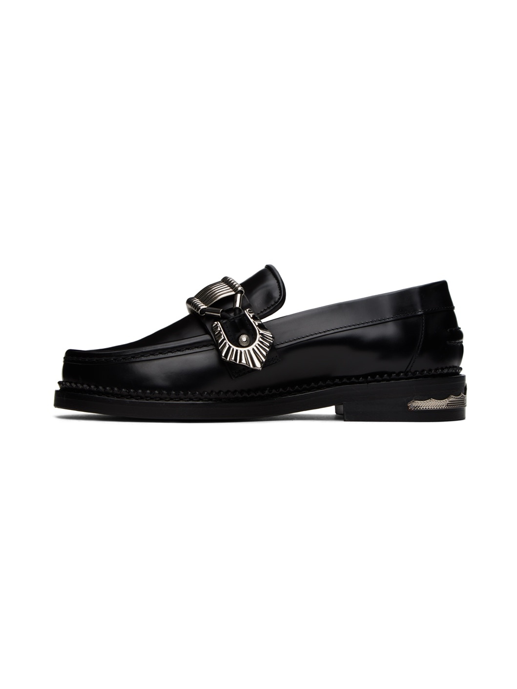 SSENSE Exclusive Black Hardware Loafers - 3