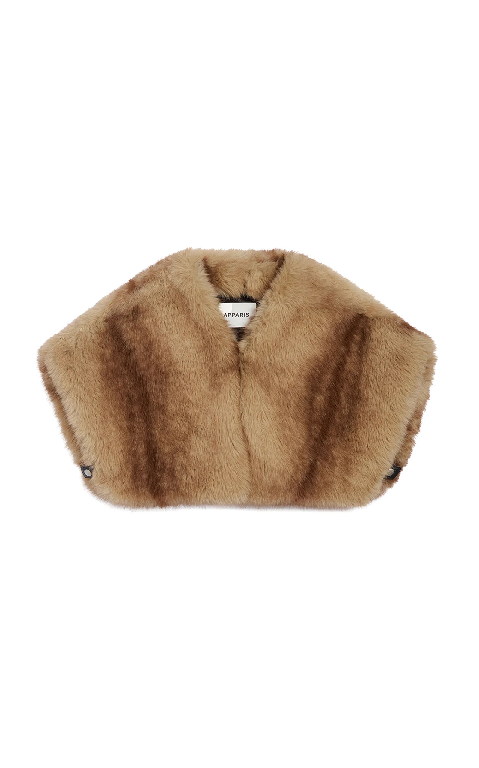Devin Faux Mink Fur Shrug - 1