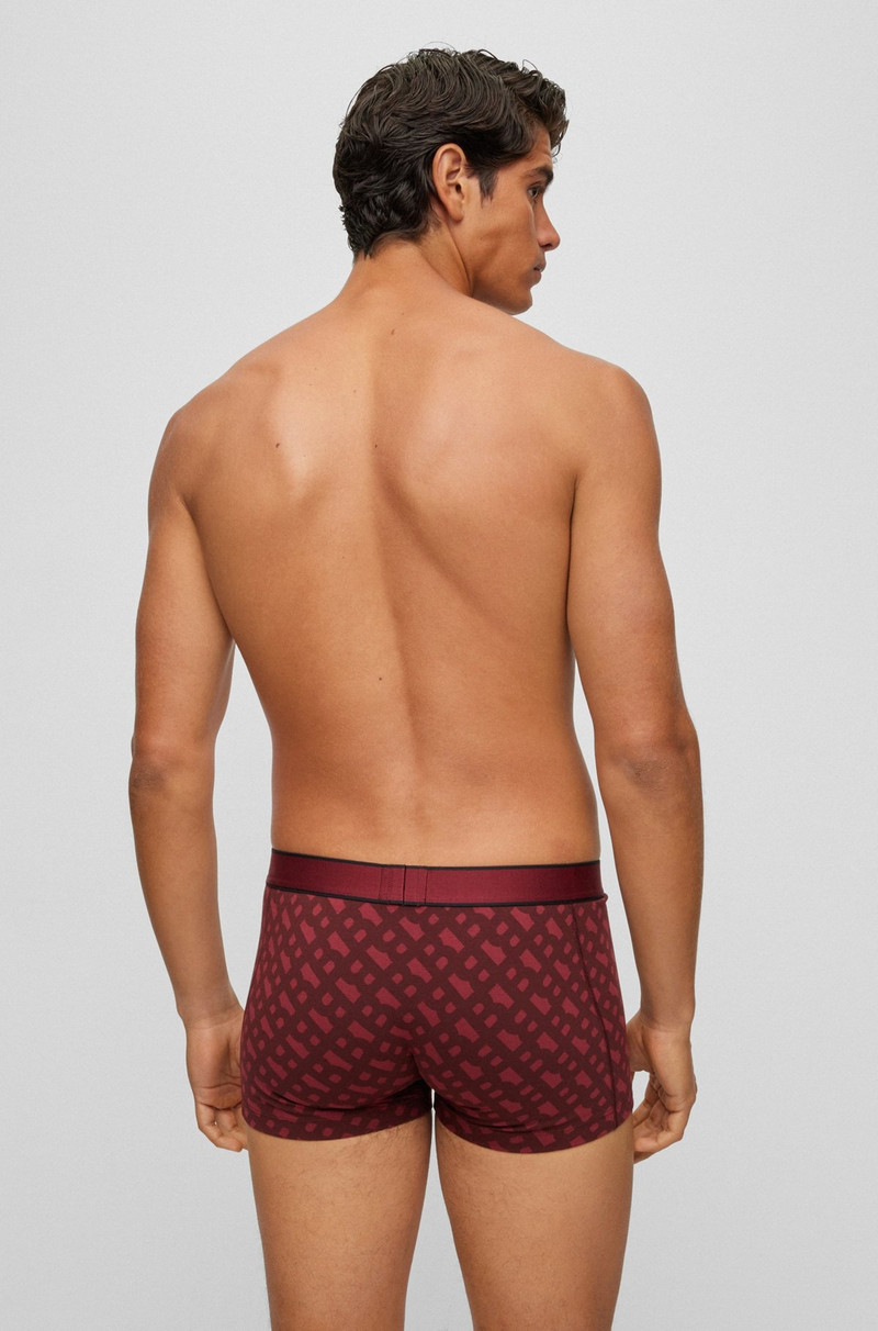 BOSS SEASONAL-PRINT TRUNKS IN COTTON WITH STRETCH outlook