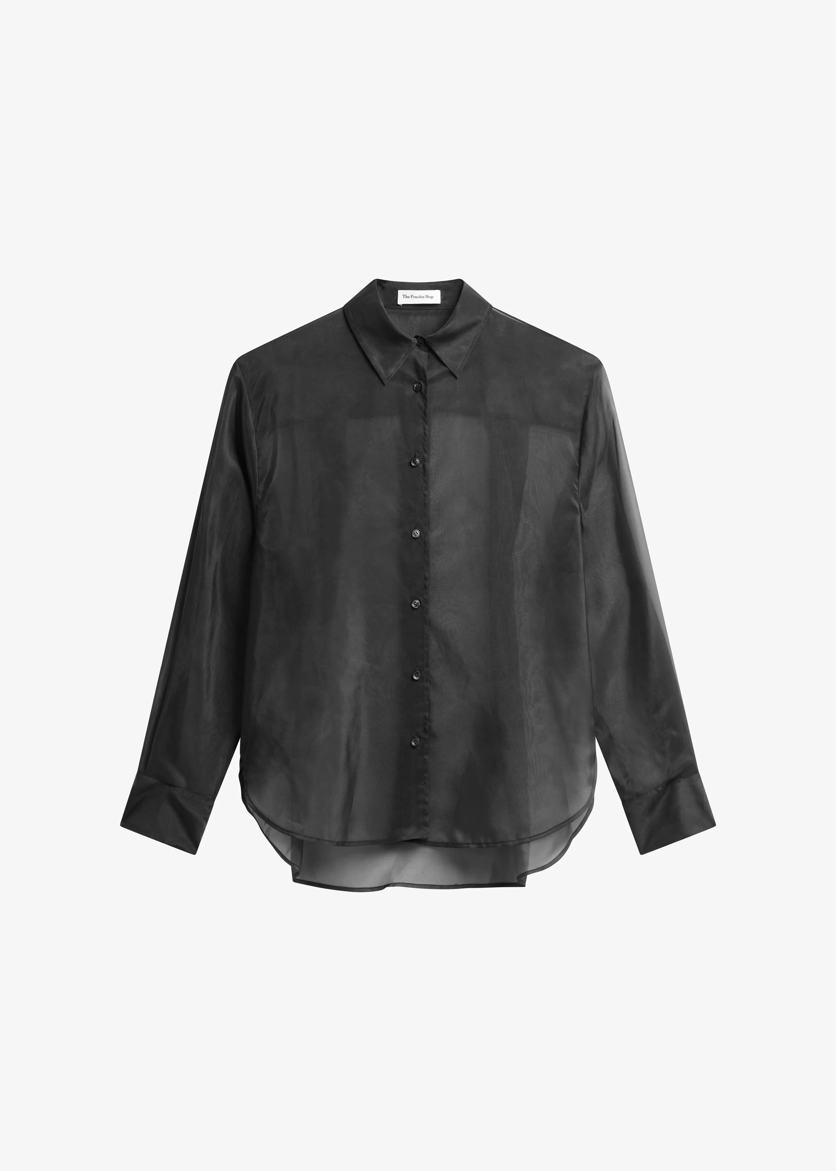 Peri Sheer Shirt - Black - 1