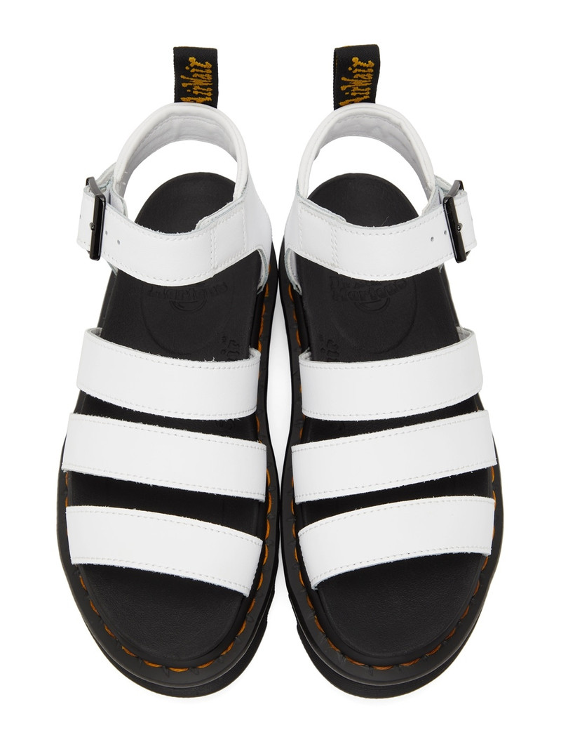 Dr. Martens White Blaire Gladiator Sandals outlook