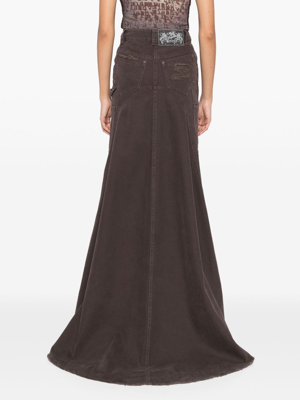 distressed skirt - 4