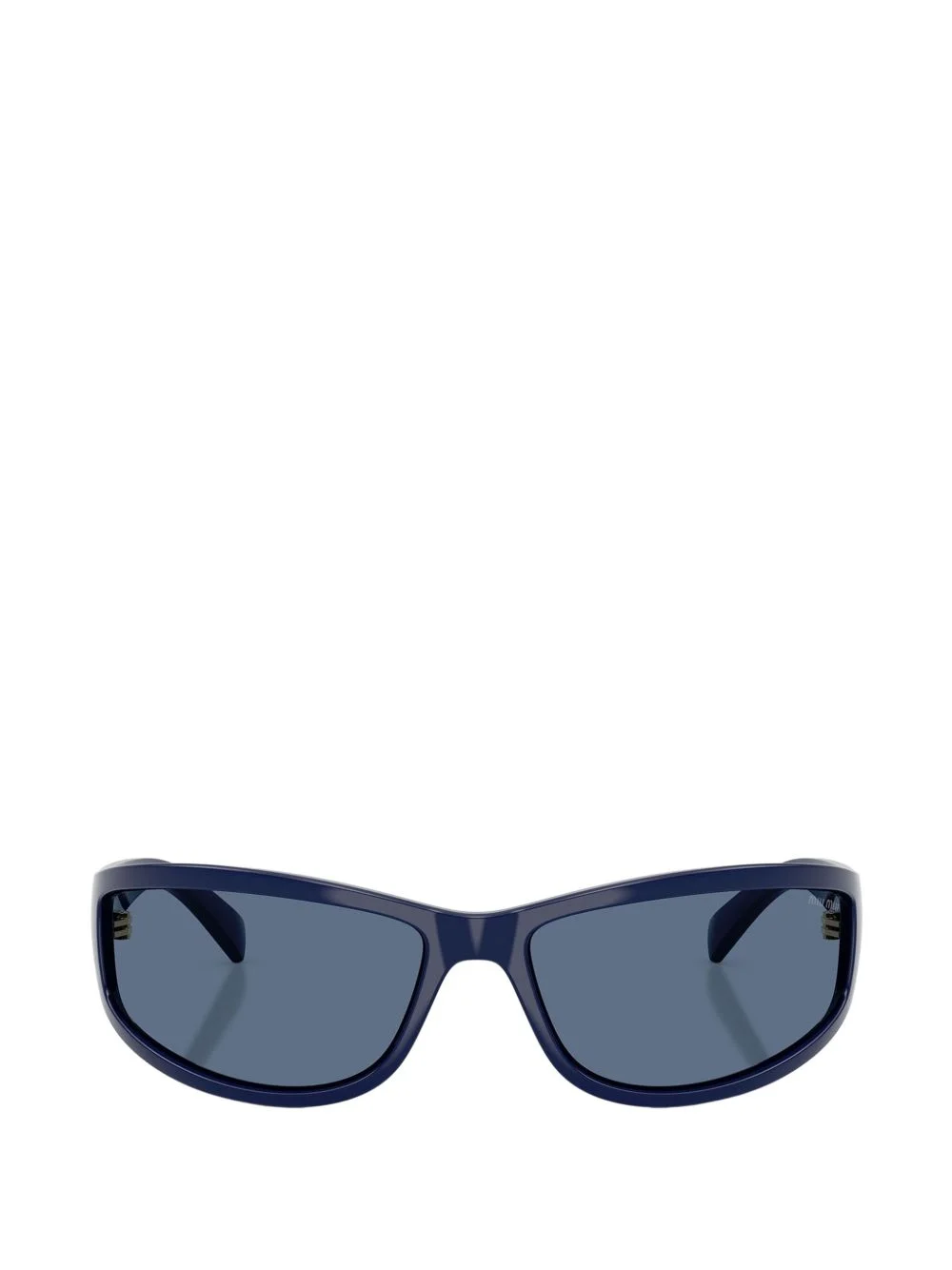 logo-plaque rectangle-frame sunglasses - 1