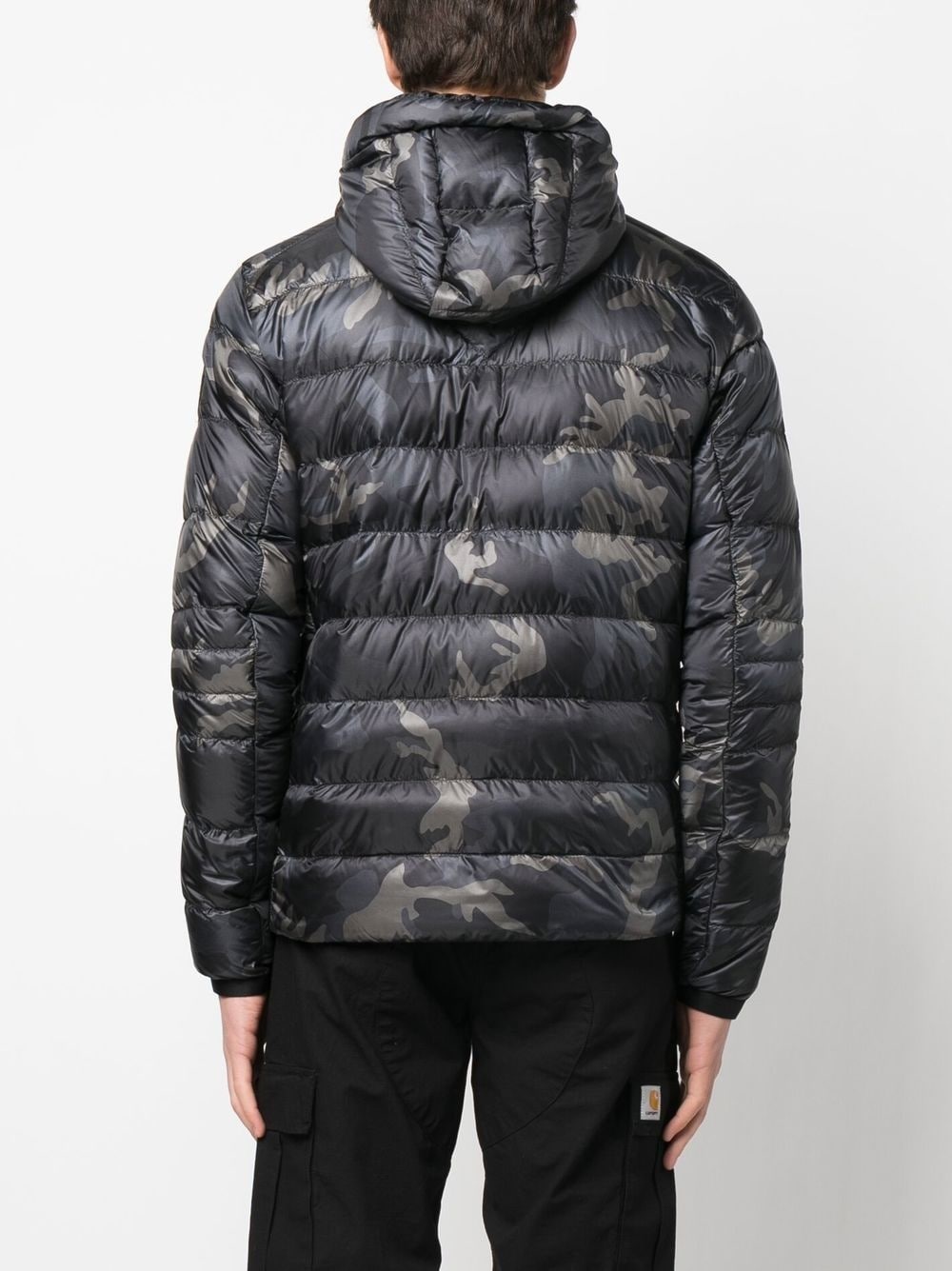 Crofton logo-patch padded jacket - 4