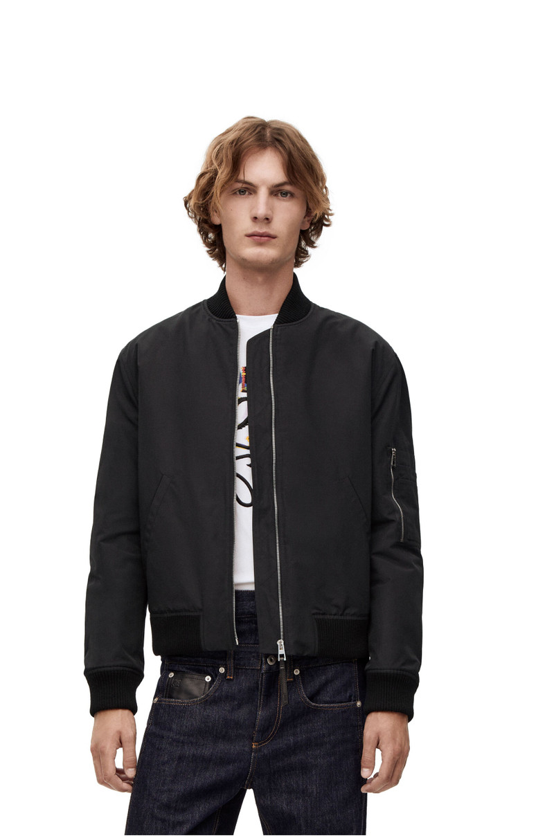 Chia elephant bomber jacket in cotton and polyamide 3