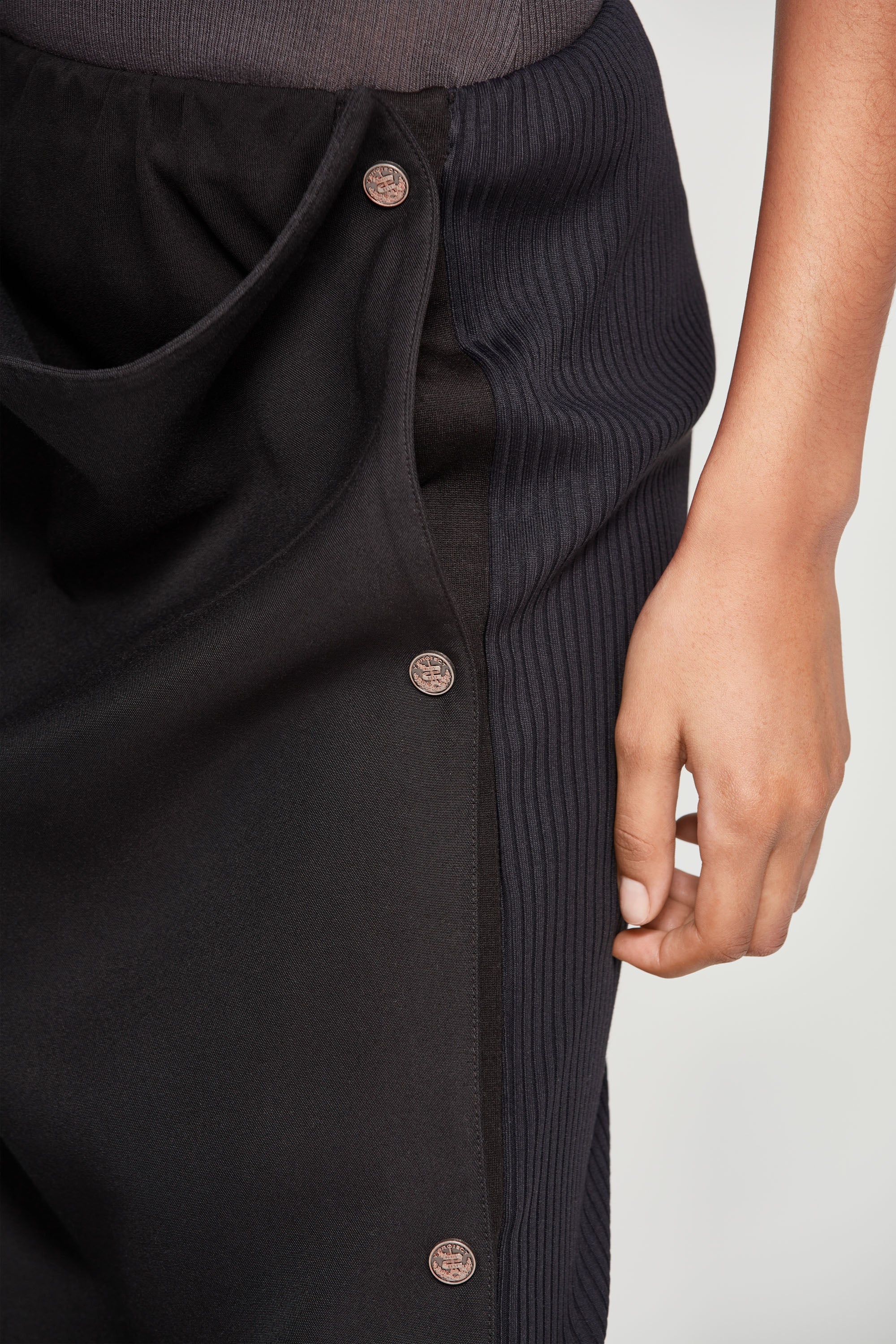 Snap Panel Maxi Skirt - 7