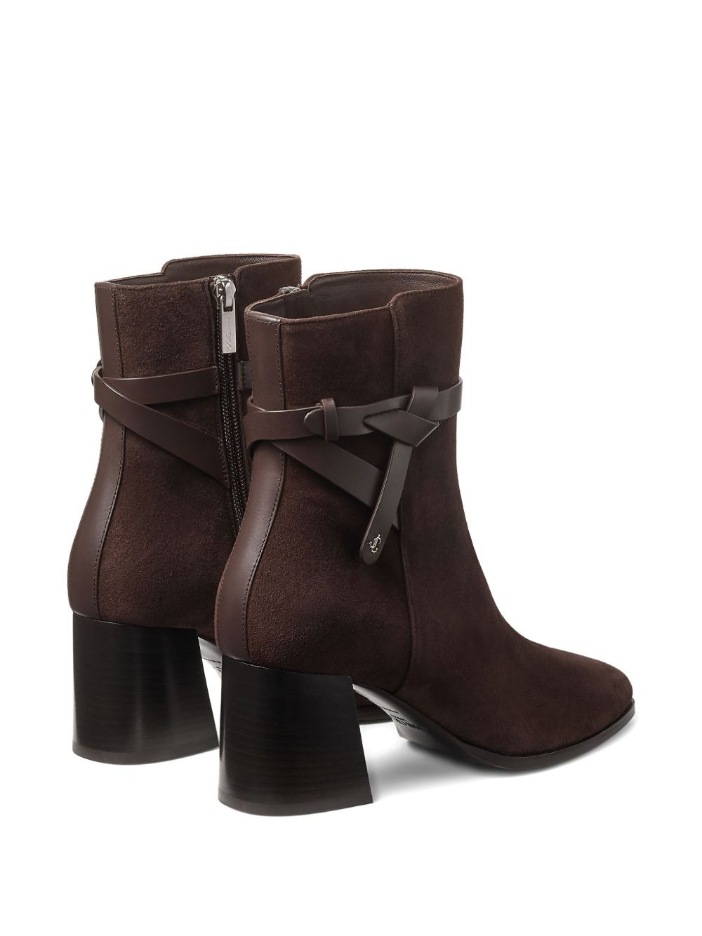 60mm Lawton knotted-strap leather boots - 3