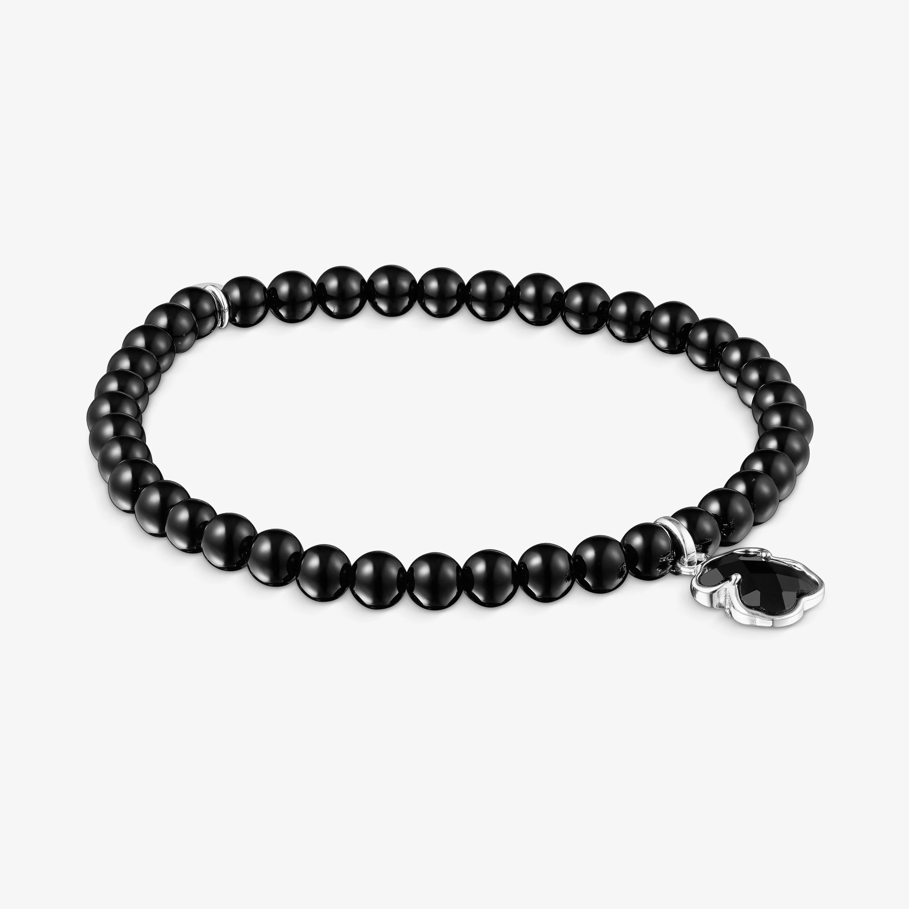 Silver and onyx TOUS Icon Color bracelet - 1