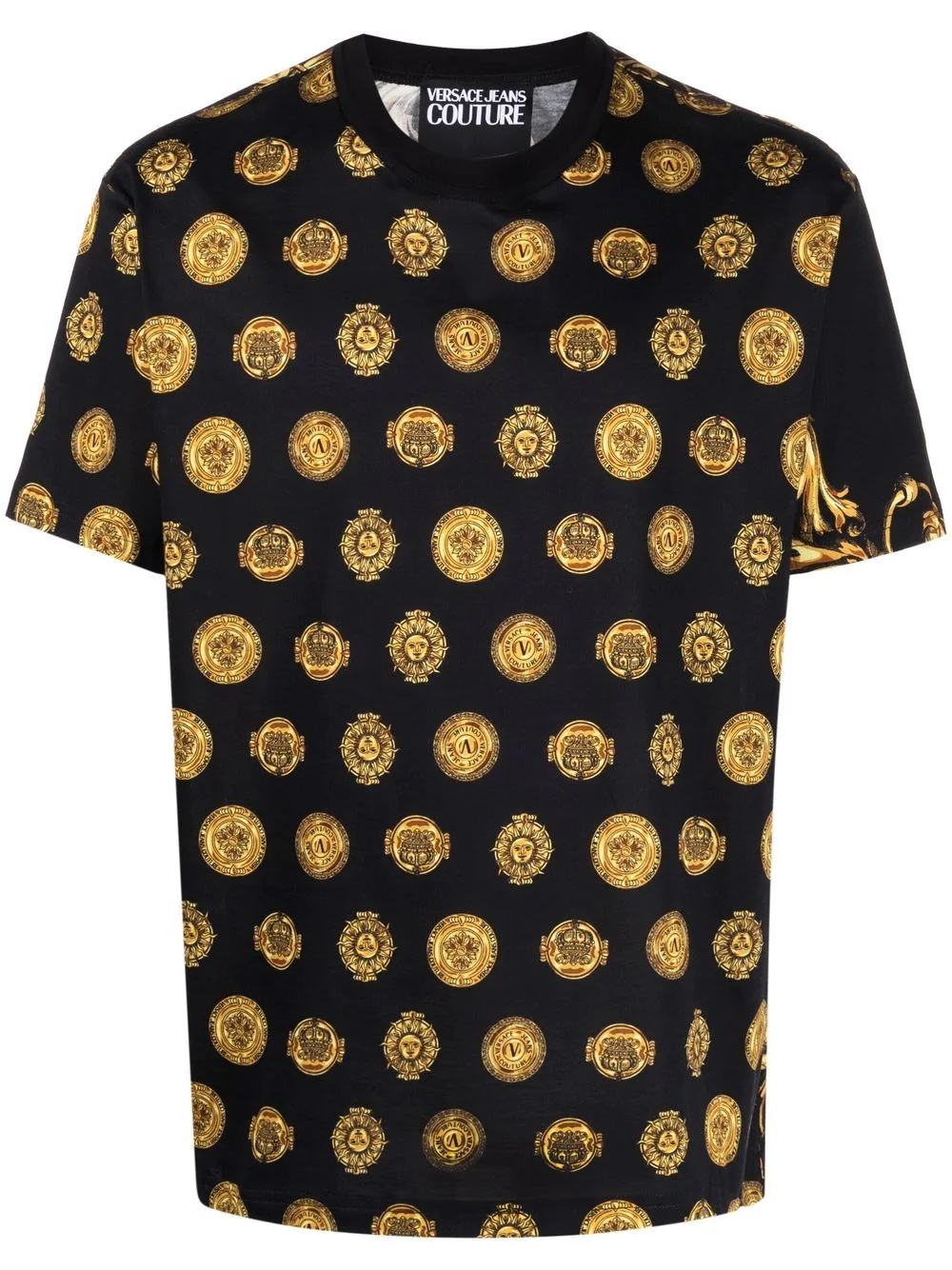 Sun Garland-print cotton T-shirt - 1