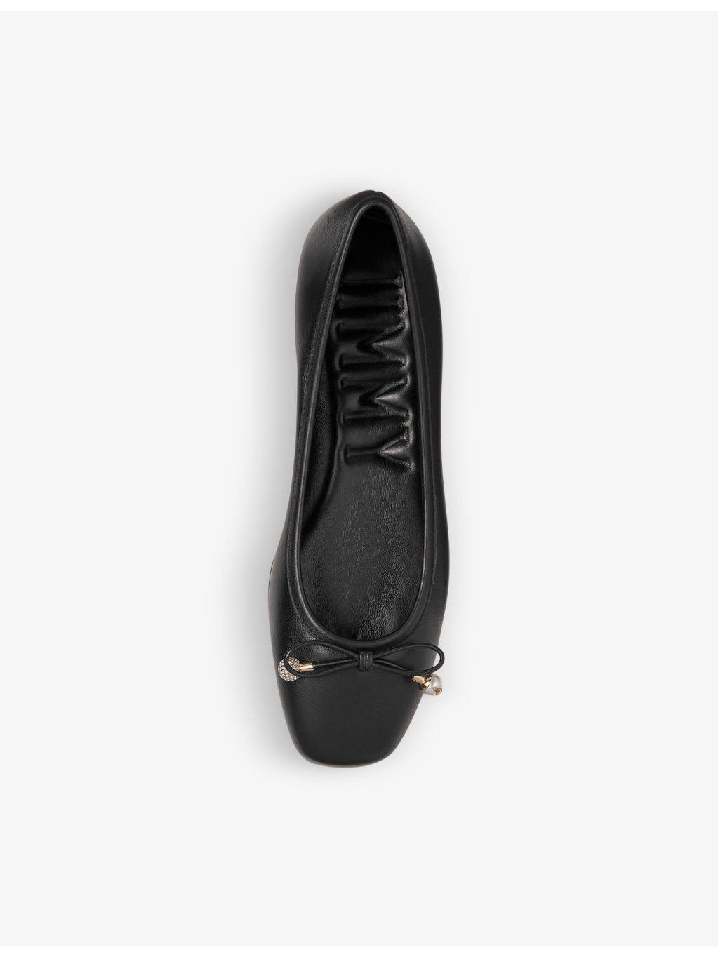 Elme bow-embellished leather ballet flats - 2