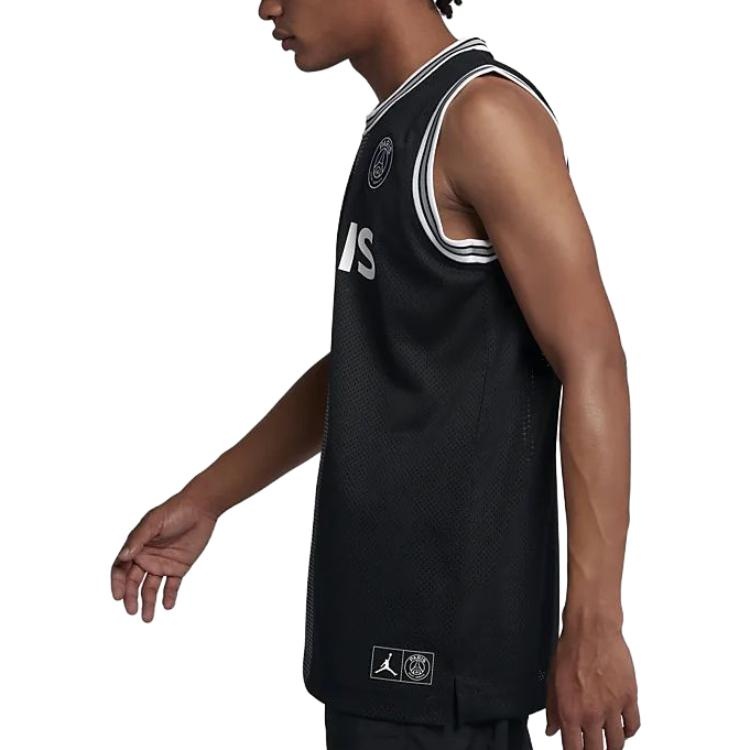 Air Jordan x PSG Ici Cest Paris Jersey 'Black' BQ4207-010 - 4