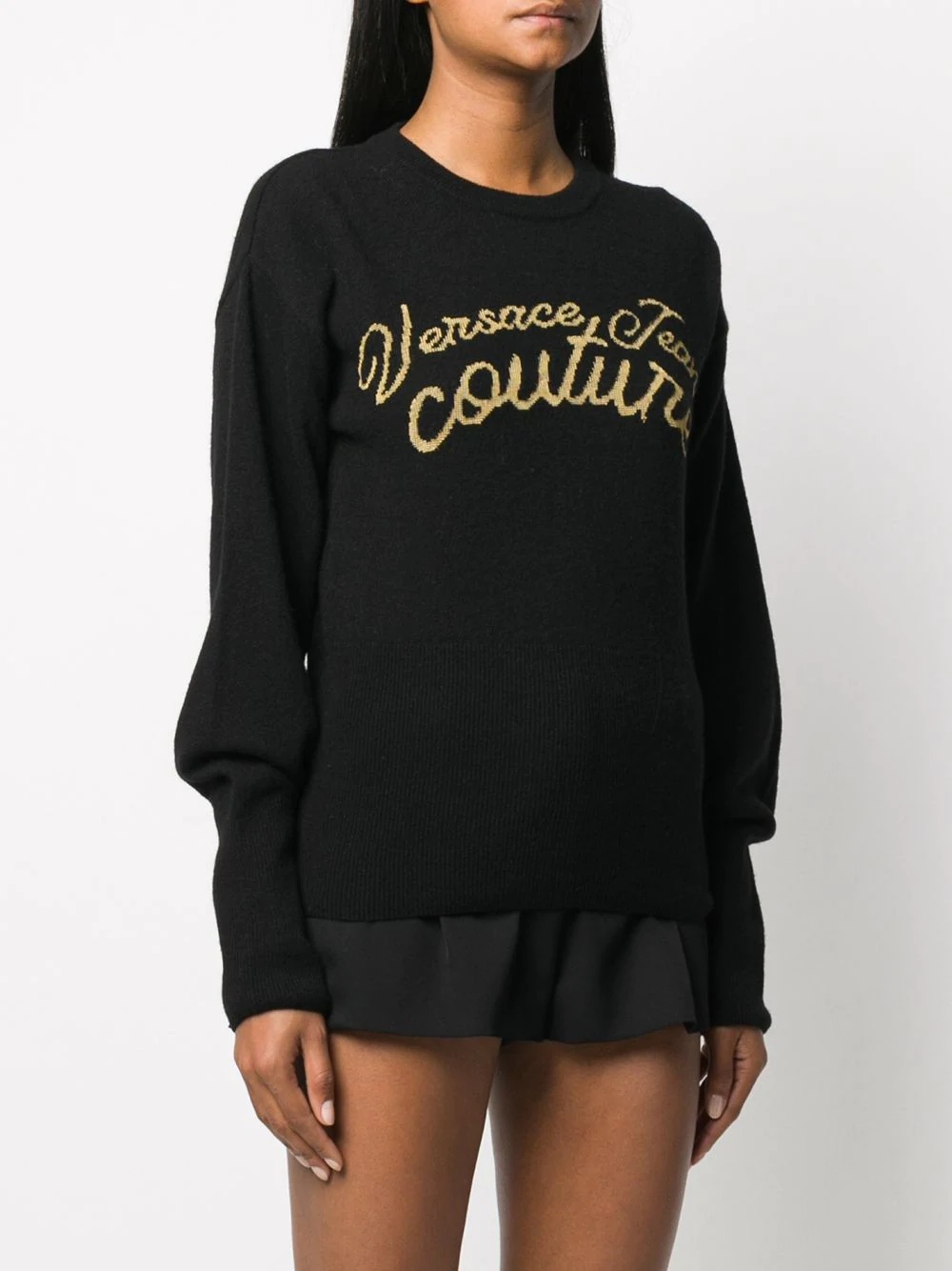 oversized logo jumper - 3