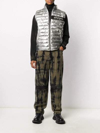 Palm Angels geometric logo quilted gilet outlook