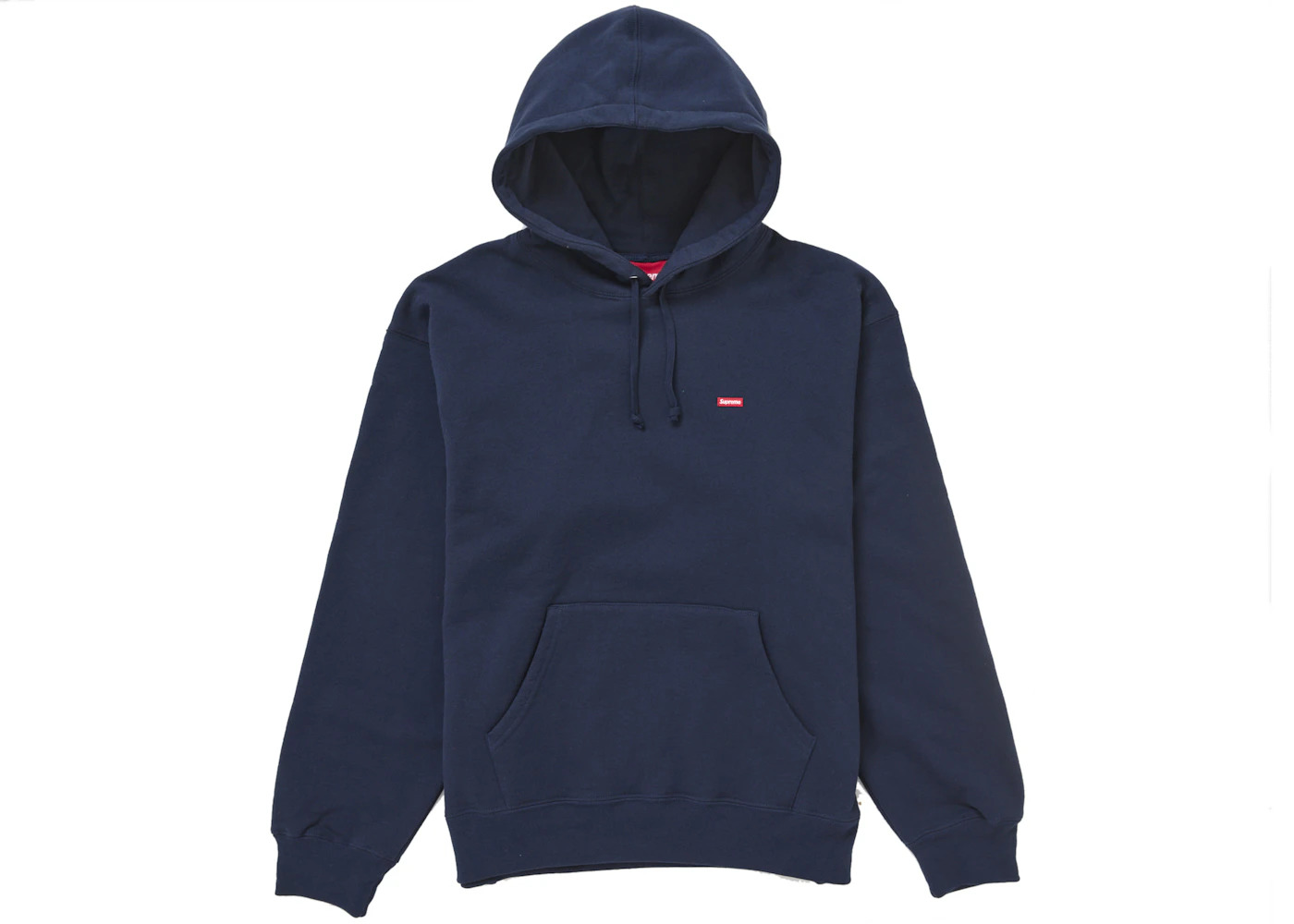Supreme Small Box Hooded Sweatshirt (FW24) Navy - 1