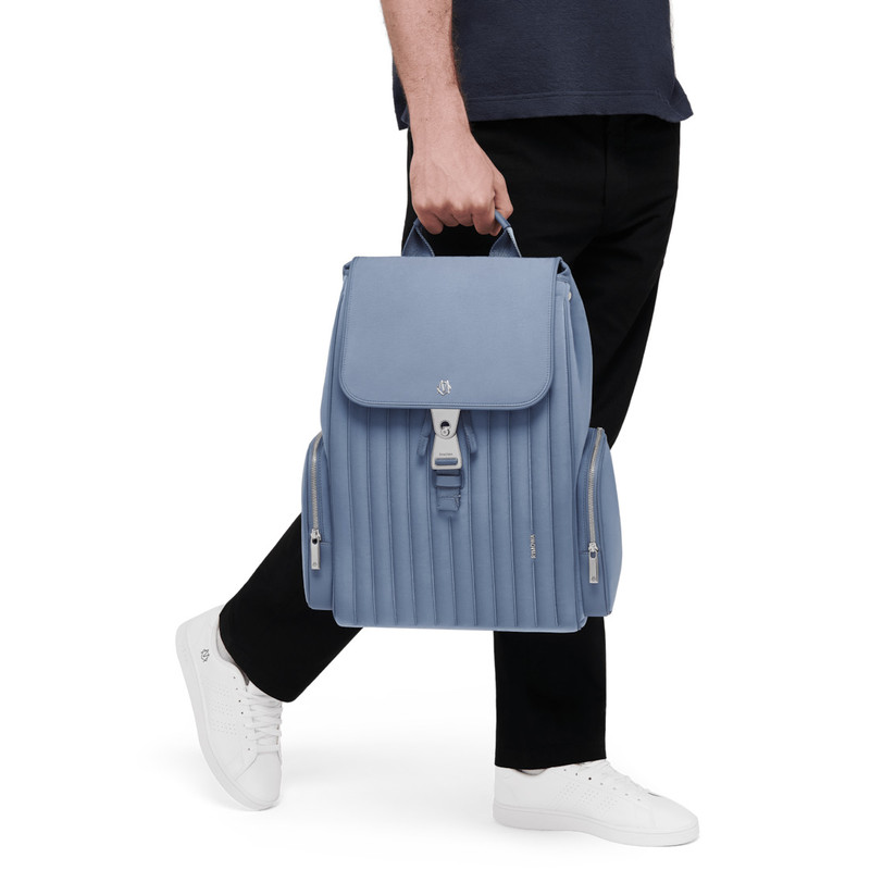 Never Still - Nylon Flap Backpack Large 6