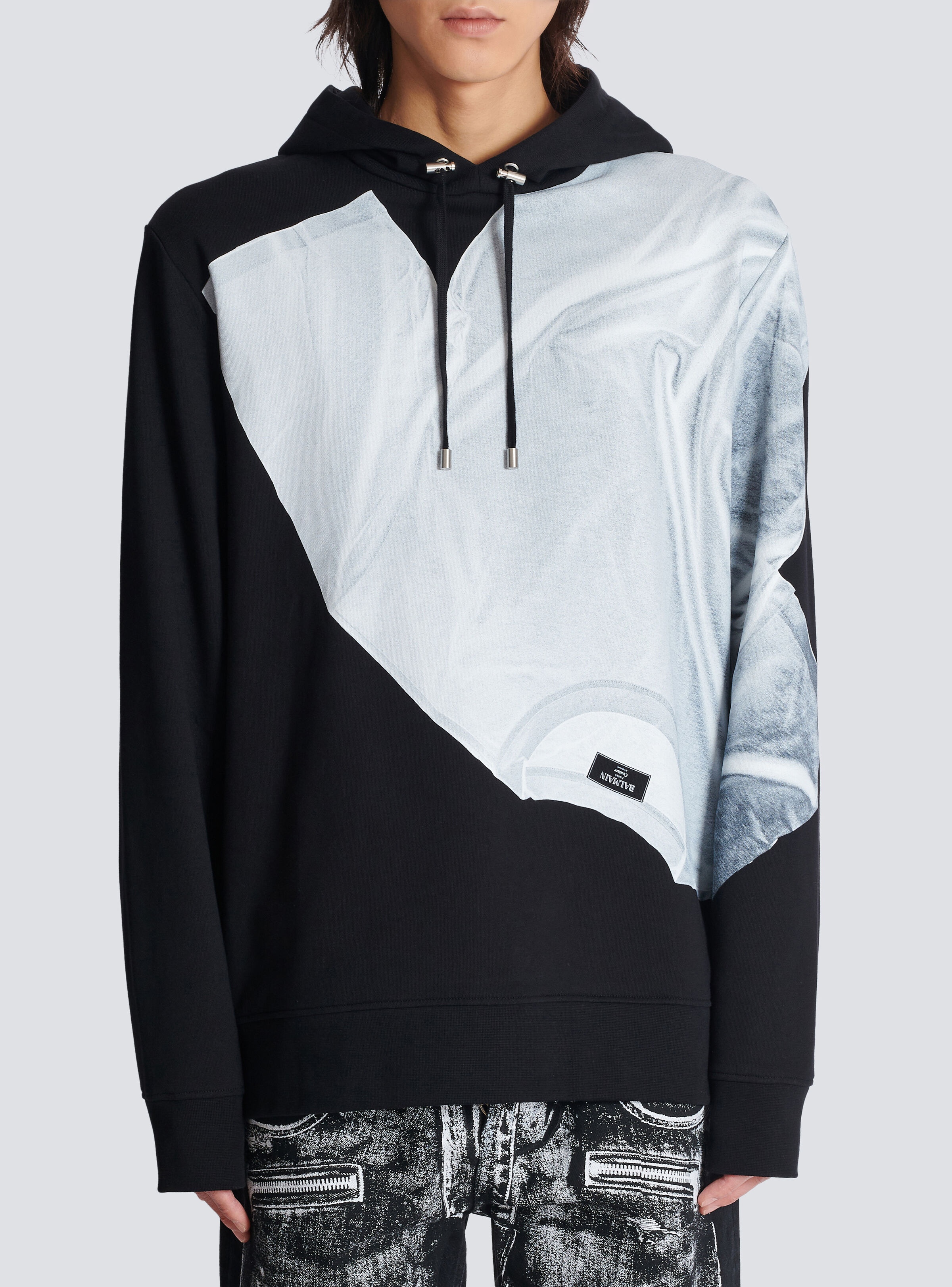 Hoodie with T-shirt print - 5