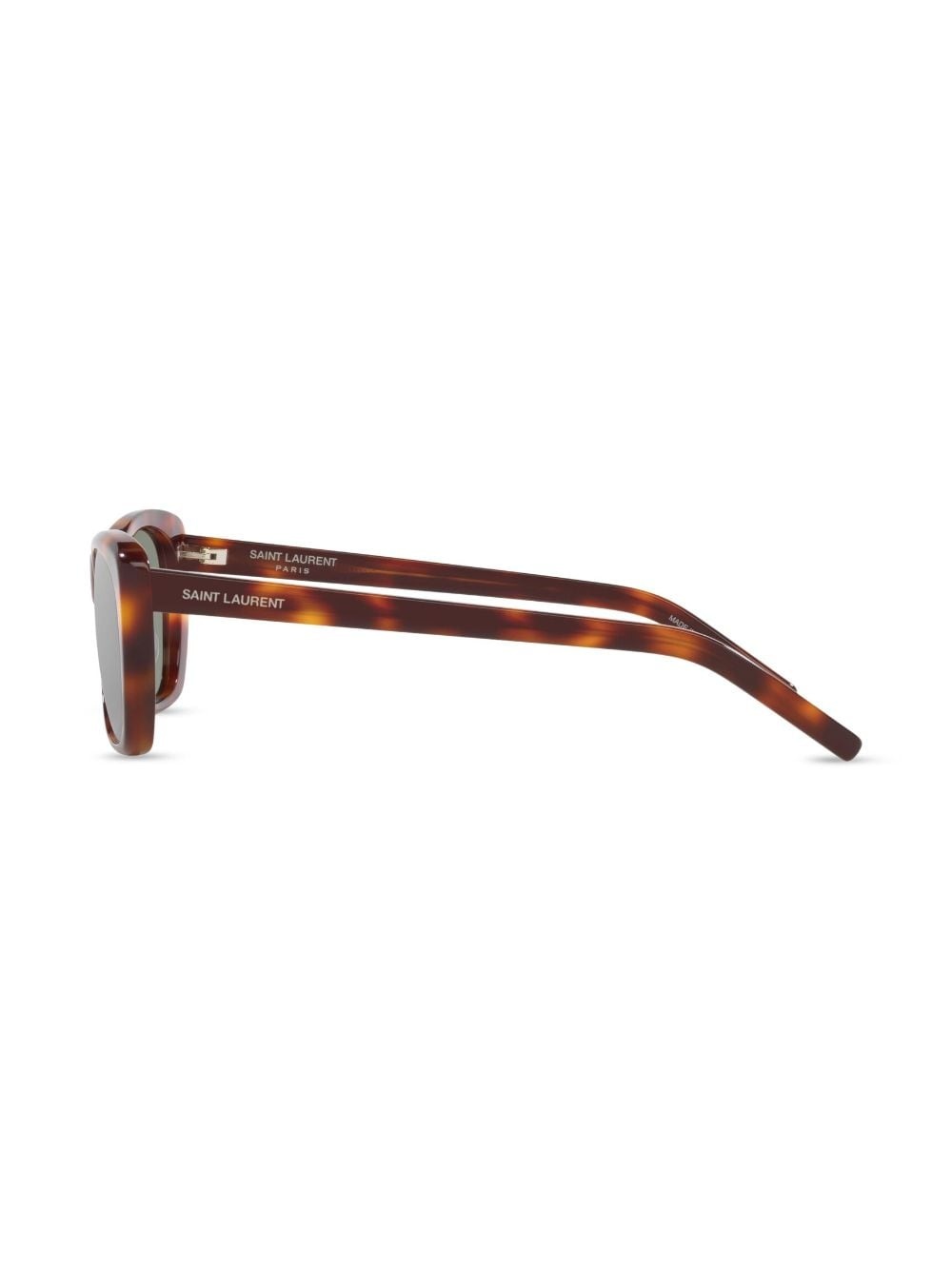 tortoiseshell rectangular sunglasses - 3